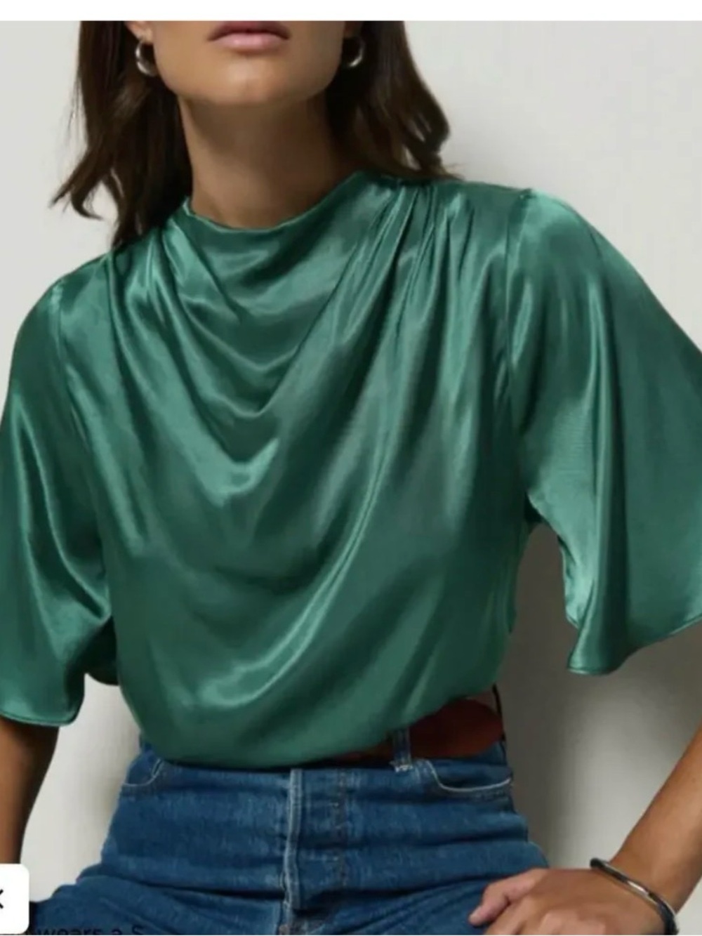 Nation LTD Karine Blouse in color Spruce